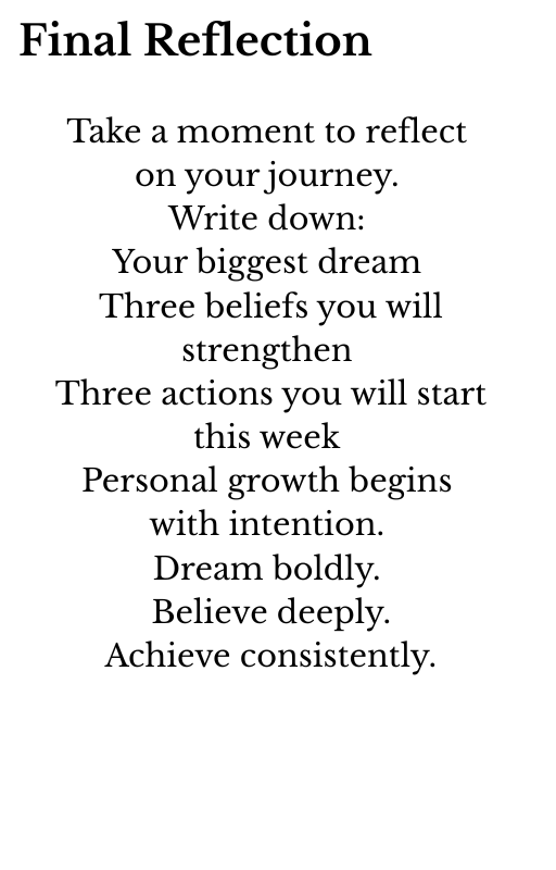 The Journey To Your Best Self
